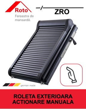 Roto ZRO - roleta exterioara parasolara cu actionare manuala