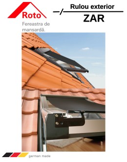 Rulou exterior anti-caldura fereastra mansarda Roto ZAR