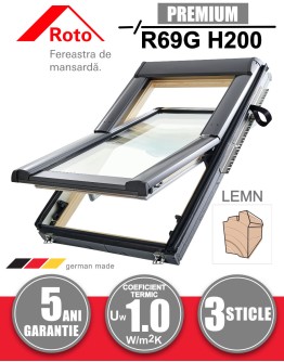 Fereastra mansarda Roto R69G H200