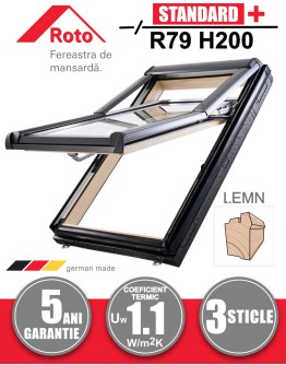 Fereastra mansarda Roto R79 H200 