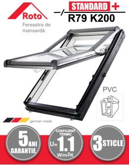 Fereastra mansarda Roto R79 K200 PVC