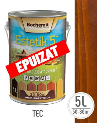 Lazura lemn BOCHEMIT ESTETIK CLASIC 5L TEC, protectie UV