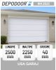 Usa garaj DEPODOOR WH 2522 ALB