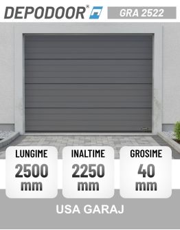 Usa garaj DEPODOOR GRA 2522 GRI ANTRACIT