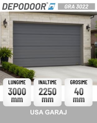 Usa garaj DEPODOOR GRA 3022 GRI ANTRACIT