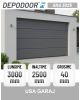 Usa garaj DEPODOOR GRA 3025 GRI ANTRACIT