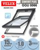 Fereastra mansarda VELUX GGU 0066, poliuretan, 3 sticle, maner sus