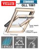 Fereastra mansarda Velux GLL 1061, lemn de pin, 3 sticle, maner sus