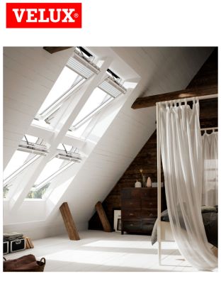 Fereastra mansarda VELUX GLU 006430, solara, poliuretan, 3 sticle
