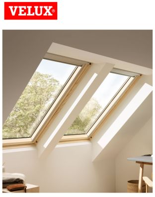 Fereastra mansarda VELUX GLL 1064, lemn pin, maner sus
