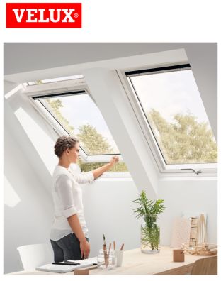 Fereastra mansarda VELUX GLU 0064 B, poliuretan, maner jos