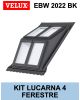 Lucarna mansarda 4 ferestre VELUX EBW 2022BK