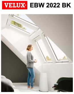 Lucarna mansarda 4 ferestre VELUX EBW 2022BK