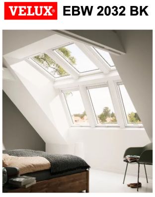 Lucarna mansarda 6 ferestre VELUX  EBW 2032BK