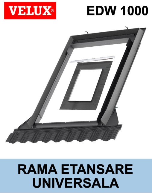Rama etansare ferestre mansarda Velux EDW 1000 BASIC