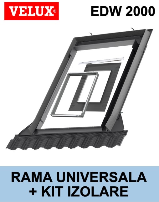 Rama etansare ferestre mansarda Velux EDW 2000 ENERGY