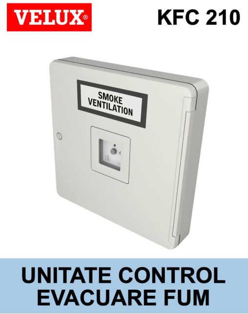 Unitate control ferestre evacuare fum VELUX KFC 210