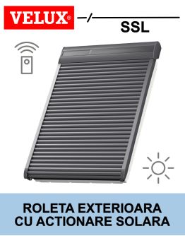 Roleta exterioara solara VELUX SSL, pentru fereastra mansarda