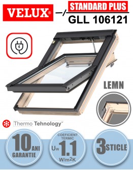 Fereastra mansarda Velux GLL 106121 electrica, lemn, 3 sticle