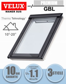 Fereastra mansarda VELUX GBL acoperisuri joase 10°–20°