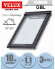 Fereastra mansarda VELUX GBL acoperisuri joase 10°–20°