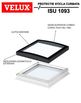 Geam curbat fereastra terasa VELUX ISU 1093