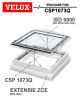 Fereastra terasa evacuare fum VELUX CSP 1073Q, 2 sticle