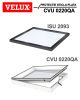 Fereastra acoperis terasa cu actionare electrica VELUX CVU 0220QA geam termopan cu 2 foi de sticla