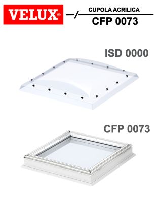 Fereastra pentru acoperis terasa VELUX CFP 0073 - Fereastra terasa fixa, 2 sticle 