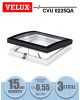 Fereastra electrica pentru acoperis terasa VELUX CVU 0225QA geam termopan cu 3 foi de sticla