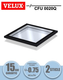 Fereastra pentru acoperis terasa fixa VELUX CFU 0020Q 2 sticle