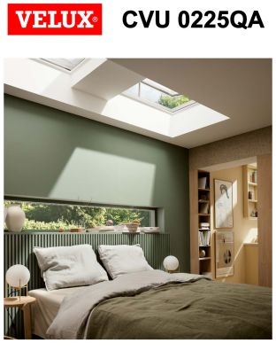 Fereastra electrica pentru acoperis terasa VELUX CVU 0225QA geam termopan cu 3 foi de sticla