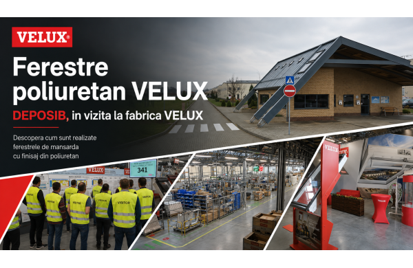 Ferestre poliuretan VELUX – DEPOSIB, in vizita la fabrica VELUX