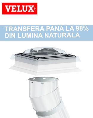 Tunel solar rigid acoperis terasa Velux TCR diametru 350mm