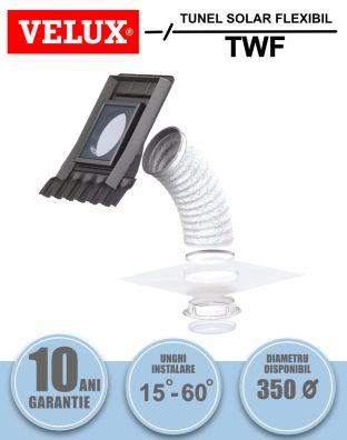 Tunel solar de lumina flexibil pentru acoperis inclinat Velux TWF