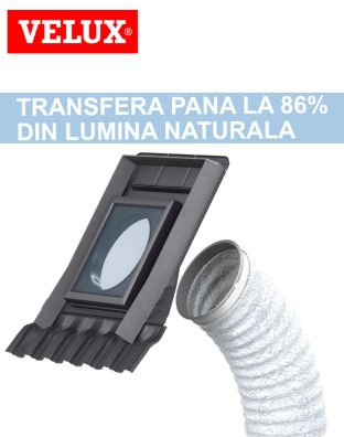 Tunel solar de lumina flexibil pentru acoperis inclinat Velux TWF