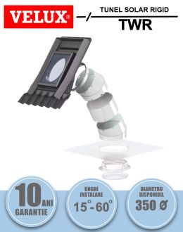 Tunel solar de lumina rigid pentru acoperis inclinat Velux TWR 