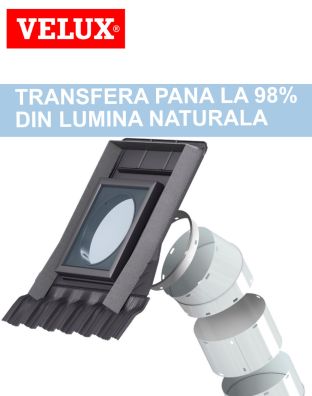 Tunel solar de lumina rigid pentru acoperis inclinat Velux TWR 