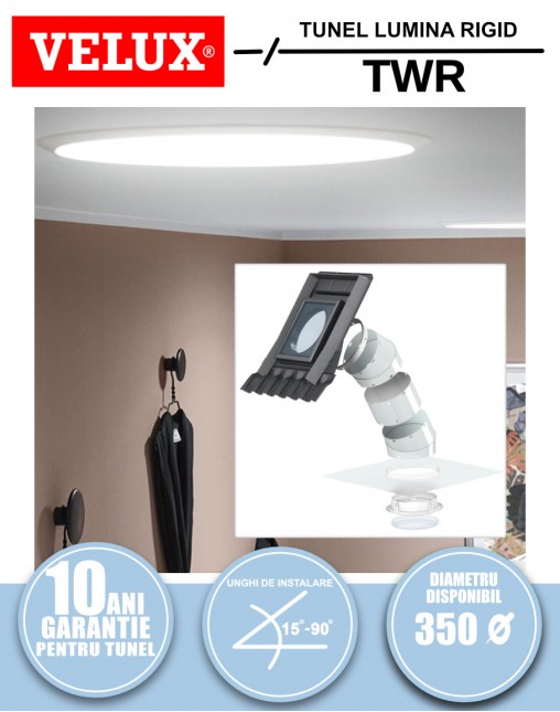 Tunel solar de lumina rigid pentru acoperis inclinat Velux TWR 0K14 2010