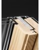 Fereastra mansarda Velux GLL 1061, lemn de pin, 3 sticle, maner sus