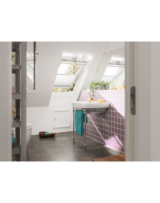 Fereastra mansarda VELUX GGU 0068, poliuretan, 3 sticle, maner sus
