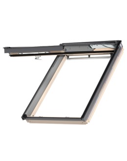 Fereastra mansarda VELUX GPL 3066, dubla deschidere, lemn de pin, 3 sticle