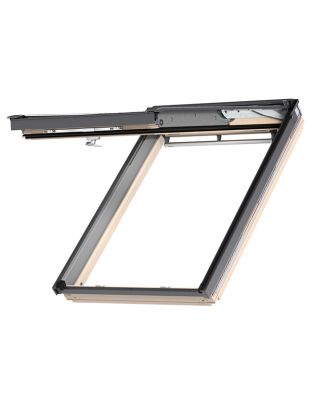 Fereastra mansarda VELUX GPL 3066, dubla deschidere, lemn de pin, 3 sticle