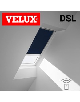 Rulou interior opac Velux DSL cu actionare electrica -motor solar