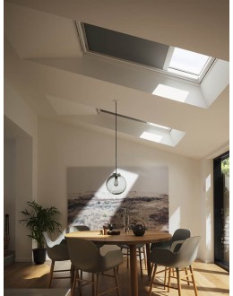 Rulou interior opac solar Velux DSL pentru fereastra mansarda