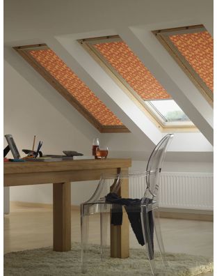 Rulou interior opac solar VELUX DSL, pentru fereastra mansarda