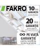 Fereastra mansarda dubla deschidere FAKRO FPP-V U3 preSelect Max, lemn de pin, 2 sticle