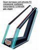 Fereastra mansarda balcon FAKRO FGH-V P2, lemn de pin, 2 sticle