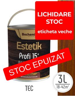 Lazura lemn BOCHEMIT ESTETIK PROFI 3L TEC, protectie avansata UV