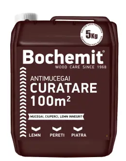 Solutie antimucegai si curatare lemn innegrit BOCHEMIT ANTIMUCEGAI 5KG